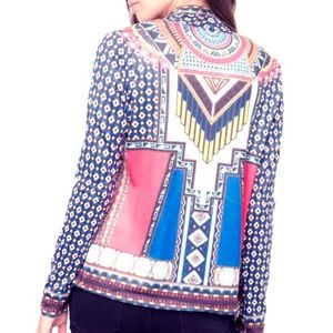 Printed Cardigan